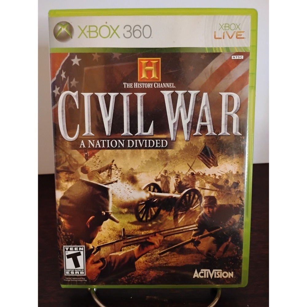 The History Channel Civil War‎ A Nation Divided Microsoft Xbox 360 Game 2006